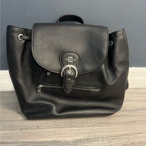 Black Coach backpack